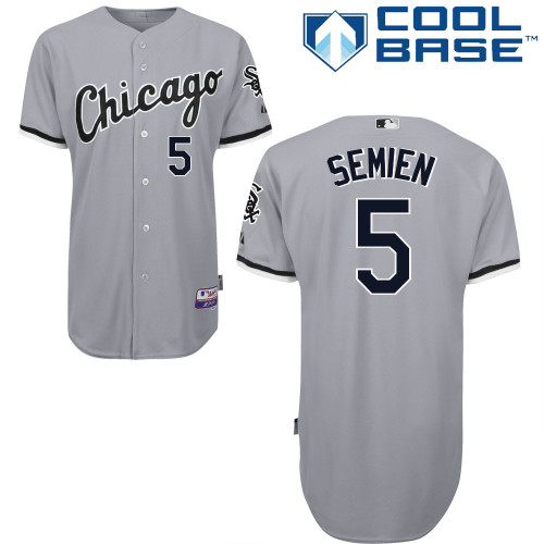 Marcus Semien #5 Youth Baseball Jersey-Chicago White Sox Authentic Road Gray Cool Base MLB Jersey